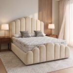 Earl Scalloped Fluted Velvet Upholstered Bed Frame - Image 13
