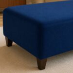 Aurelia Luxury Velvet Footstool – Tufted Upholstered - Image 4