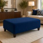 Aurelia Luxury Velvet Footstool – Tufted Upholstered - Image 2