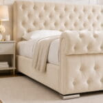 Chesterfield Velvet Bed