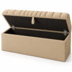 New Clarence Ottoman with spacious hidden storage compartment and hinged lid